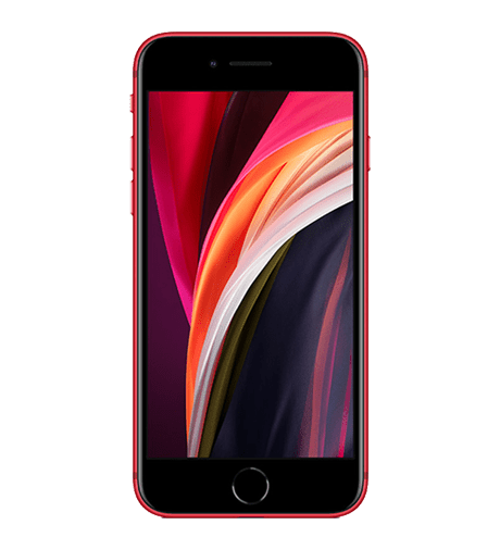 Apple iPhone SE in red the budget-friendly smartphone free on us with IOS from Victra Verizon at a Victra Verizon Store Near Me